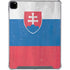 Slovakia Flag Distressed iPad Pro 12.9in (2020) Clear Case